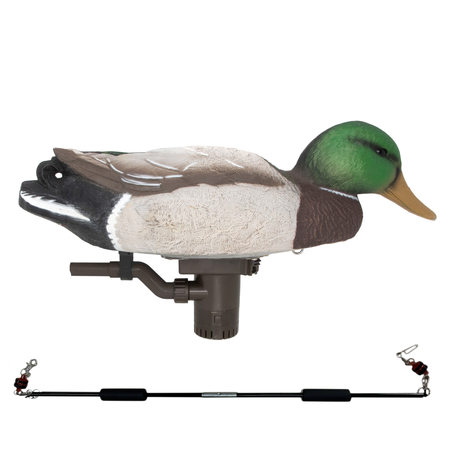 Higdon Battleship Swimmer PRO Mallard Drake Motion Decoy Guide Pack