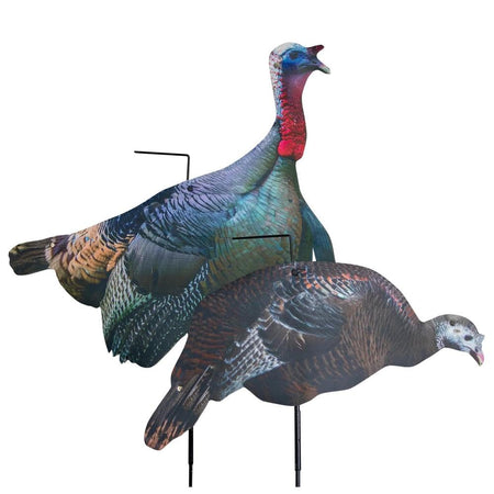Higdon Flex Turkey Decoy Combo Tom and Hen Silhouette Set