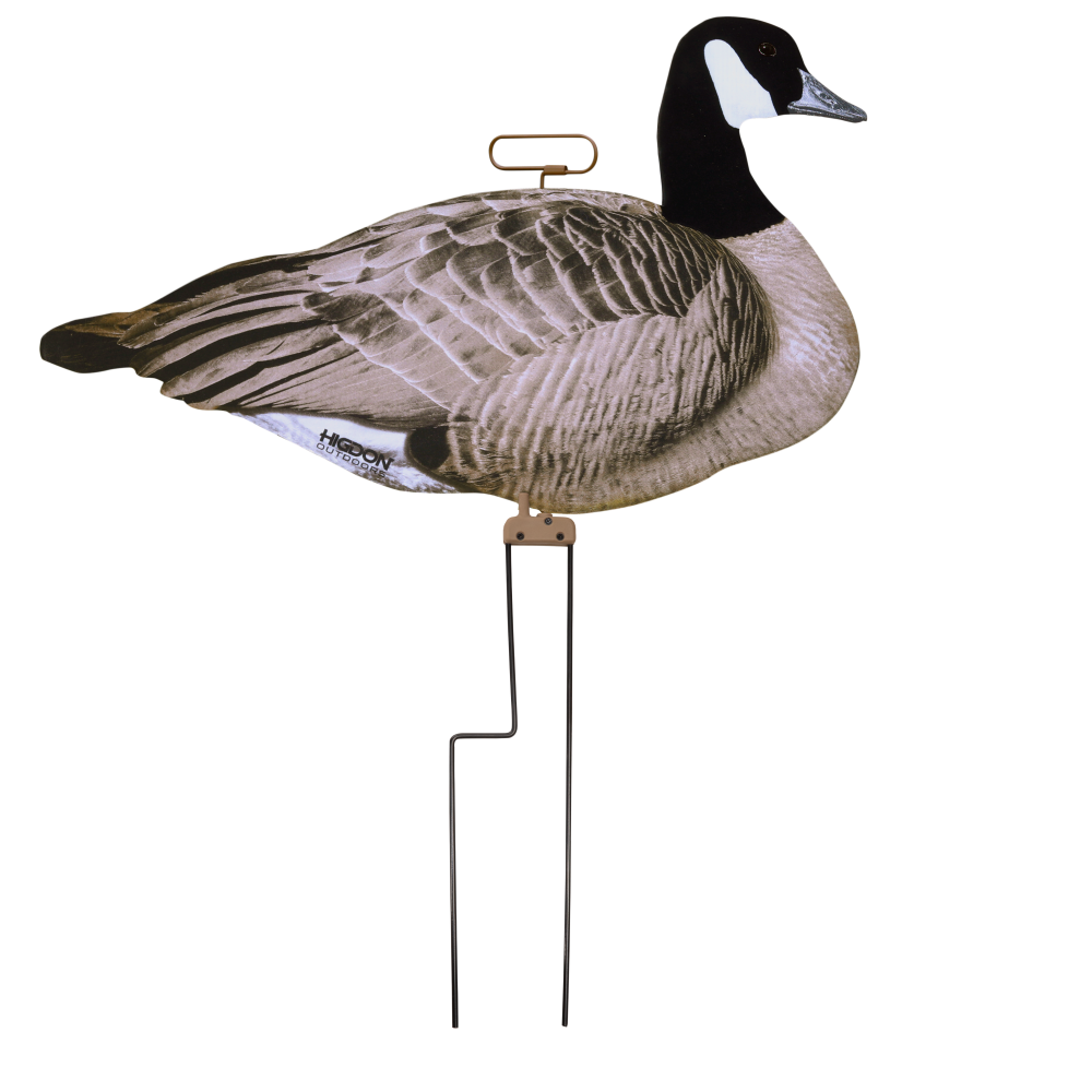 Higdon FLATS Magnum Canada Goose Motion Silhouette Decoys Fully Flocked 12-Pack