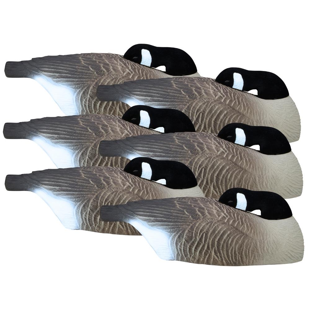 Higdon Outdoors Full Size Half Shell Sleeper Canada Goose Decoys 6-Pack