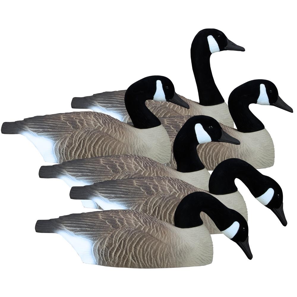 Higdon Outdoors Full Size Half Shell Canada Goose Decoys 6-Pack