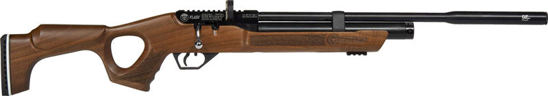 Hatsan Flash QE .25 PCP Air Rifle 900 FPS Walnut/Blued with 2 Magazines