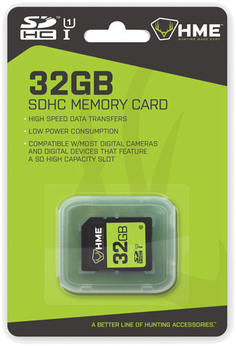 HME 32GB SD Memory Card for Trail Cameras and Devices