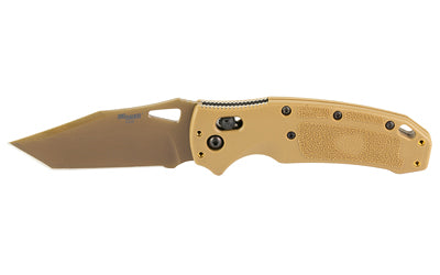 Hogue SIG K320 M17/M18 Folding Knife, 3.5" CPM-S30V Tanto Blade, Coyote Tan PVD Finish, ABLE Lock 36361