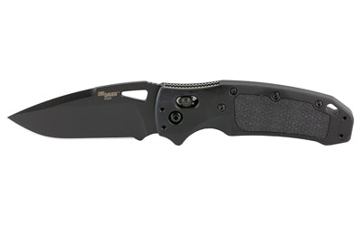 Hogue SIG K320 AXG PRO Folding Knife, 3.5" Drop Point CPM-S30V, Black Cerakote, Black G10 Inserts, ABLE Lock 36374