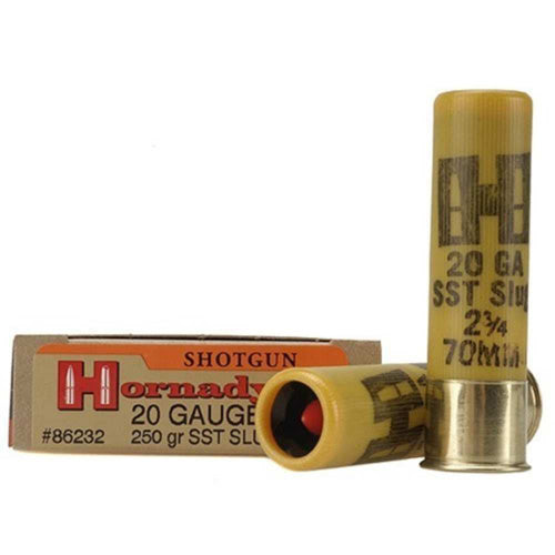 Hornady 86232 SST Hunting 20 Gauge 2.75" 250 Sabot Slug 1800 fps