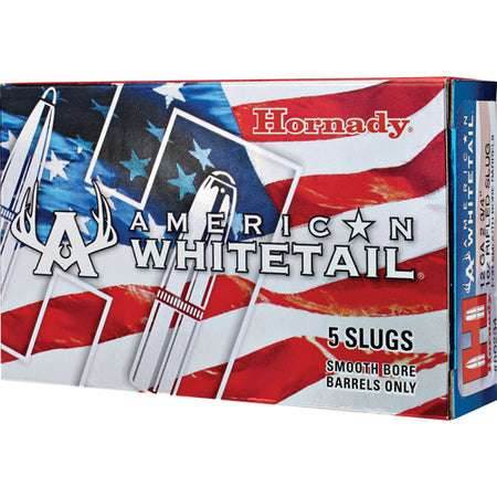 Hornady 86234 American Whitetail Hunting 12 Gauge 2.75" 1oz Rifled Slug 1600 fps