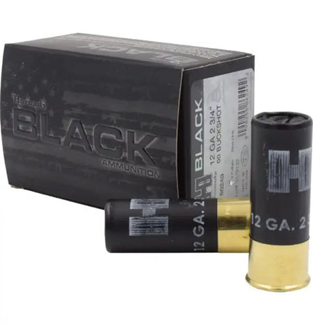 Hornady Black Defense 8 Pellets 12 Gauge 2.75 in / 2.75 in 00 Buck 1-1/2 oz