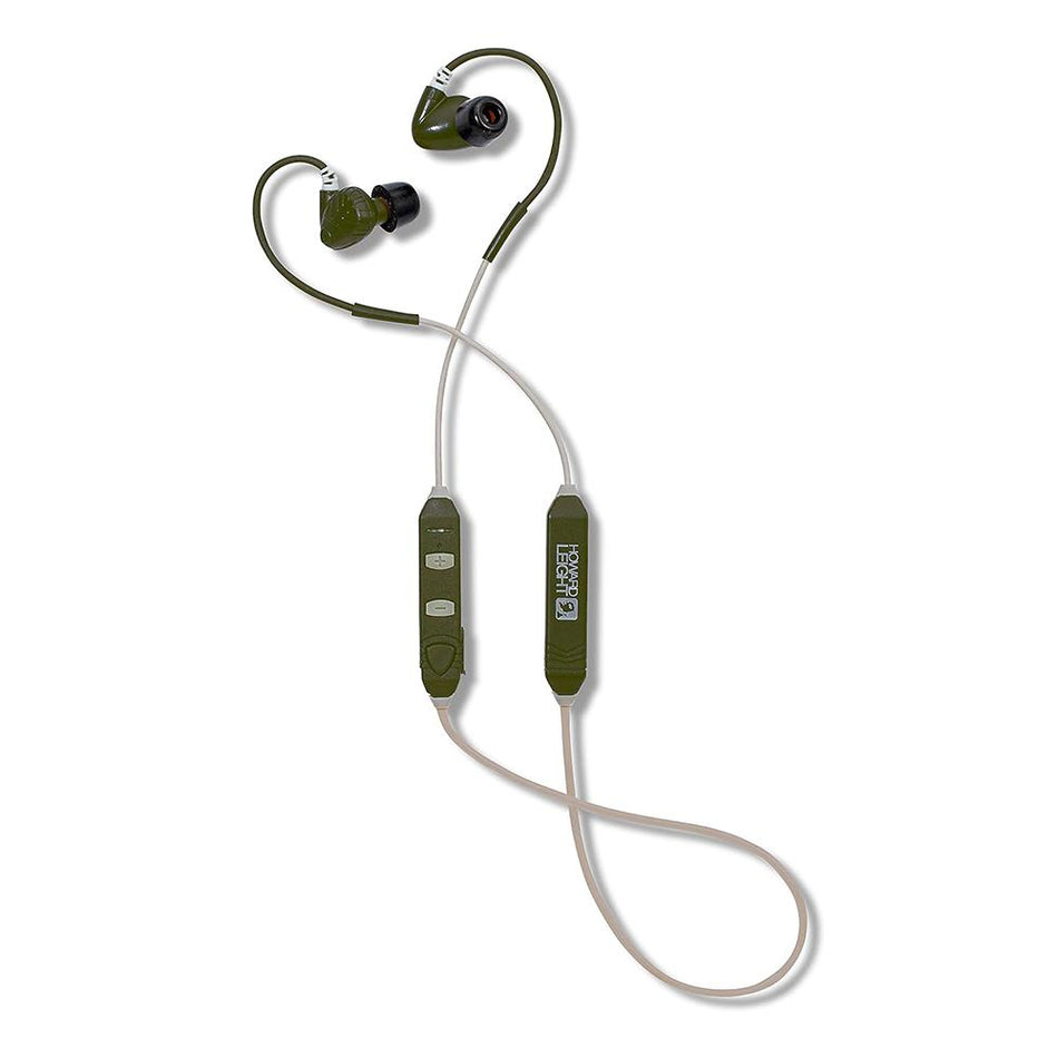 Howard Leight Impact In-Ear Electronic Earbuds 29dB NRR Olive Drab