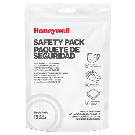 Howard Leight Safety Single Pack PPE Kit - Face Mask, Gloves & Cleansing Wipes