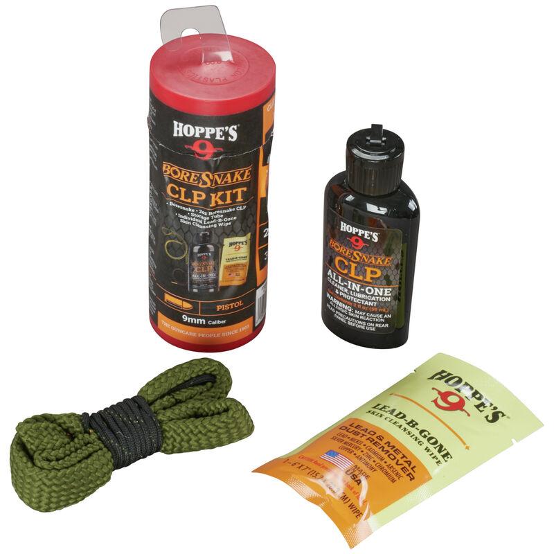 Hoppe's Boresnake CLP 9mm Pistol Cleaning Kit with Boresnake and Lead-B-Gone Wipe