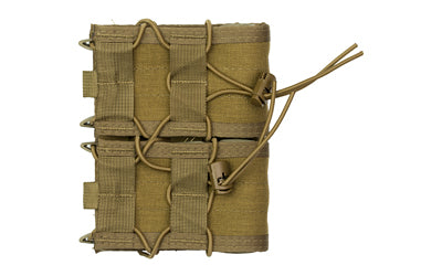 High Speed Gear Double Rifle TACO Dual Magazine Pouch, MOLLE, Fits Most Rifle Mags, Coyote Brown 11TA02CB