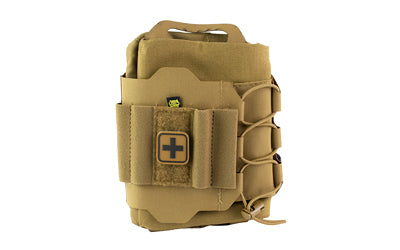 High Speed Gear ReFlex IFAK System, MOLLE and Belt Compatible 1.5"-2.5", Coyote Brown, Medical Items Not Included 12RX00CB