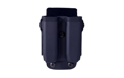 High Speed Gear Uniform Line Twin Mag Pouch, Size 1, Black, MOLLE/Belt, Kydex, Universal Clip 42P102BK