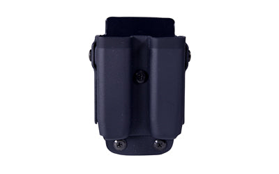 High Speed Gear Uniform Line Twin Mag Pouch, Size 2, Black, MOLLE/Belt, Kydex, Universal Clip 42P202BK