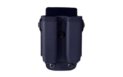 High Speed Gear Uniform Line Twin Pistol Mag Pouch, Size 2, PLM Belt Mount, Kydex, Black 42P212BK