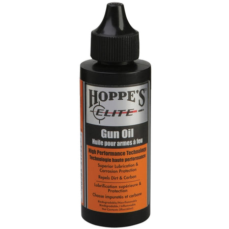 Hoppe's Elite Gun Oil 2 oz Squeeze Bottle - Superior Lubrication & Corrosion Protection
