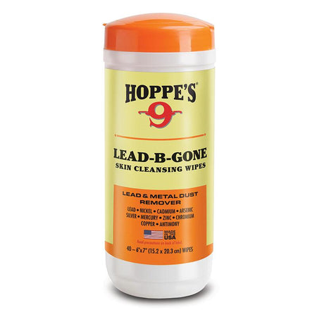 Hoppes Lead-B-Gone Skin Cleansing Wipes 40-Count Lead Removal