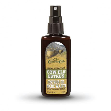 Carlton's Calls Cow Elk Estrus Urine Hunting Scent, 2 oz Spray Bottle