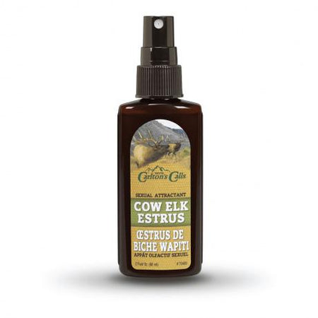 Carlton's Calls Cow Elk Estrus Urine Hunting Scent, 2 oz Spray Bottle