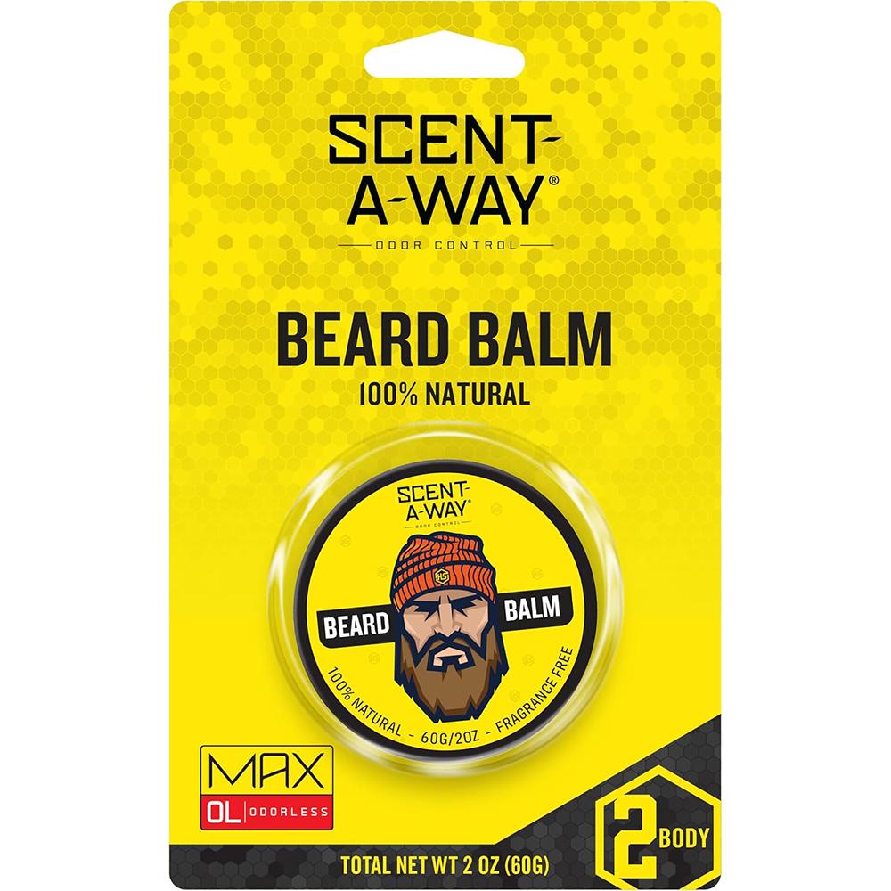 Scent-A-Way Odor-Control Beard Balm 2 oz Natural Ingredients