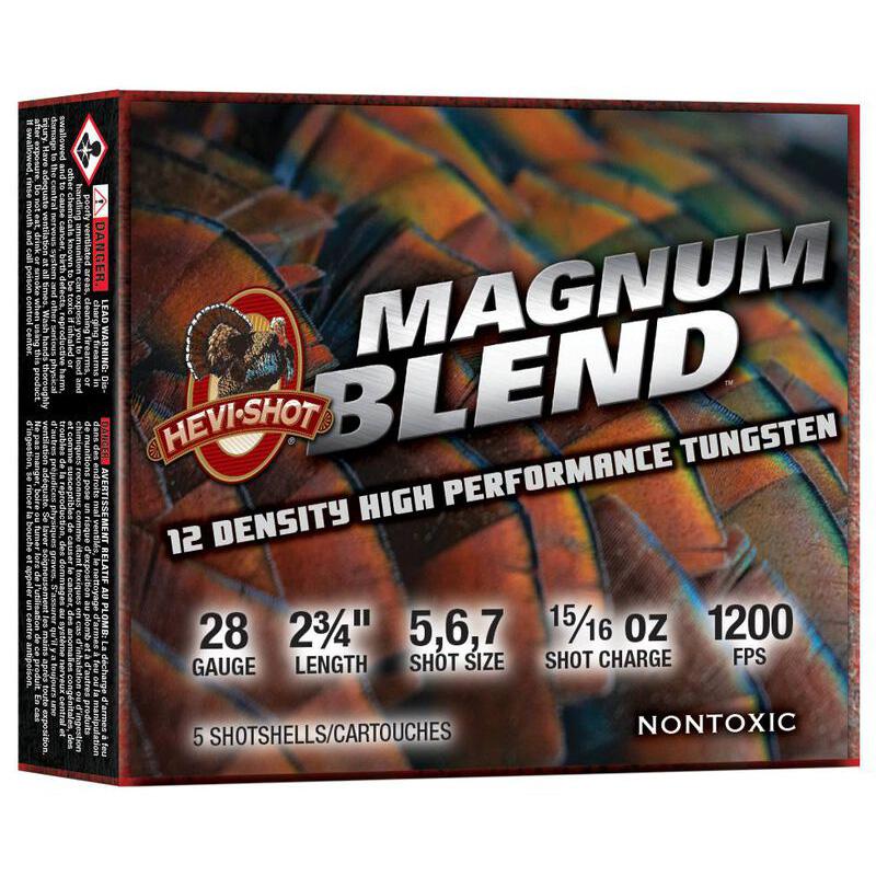HEVI-Shot MAGNUM BLEND 28 Gauge 2.75 in / 2.75 in #5 / 6 / 7 15/16 oz