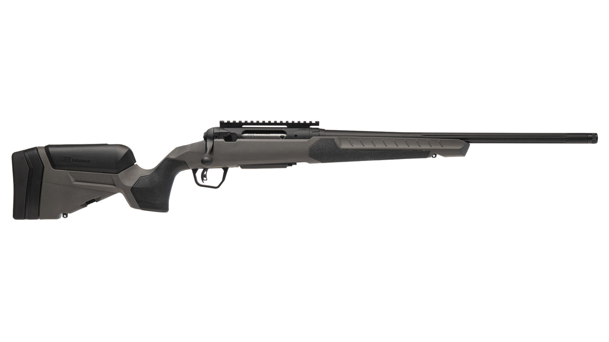 Savage Arms 32528 110 Core Hunter 260 Rem 4+1 20" Fluted Barrel, Flat Dark Gray AccuStock w/AccuFit V2 Synthetic Stock, Right Hand