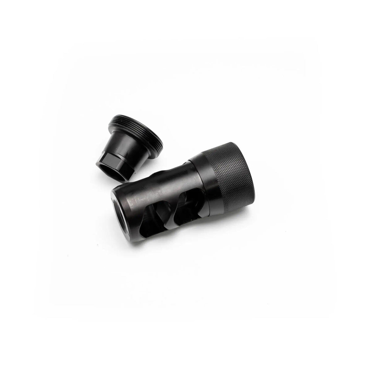 Area 419 Hellfire 2P Self-Timing Muzzle Brake with Adapter 6.5mm/30cal 5/8-24