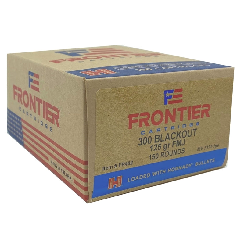 Hornady Frontier Cartridge .300 AAC Blackout 125 gr FMJ ammo