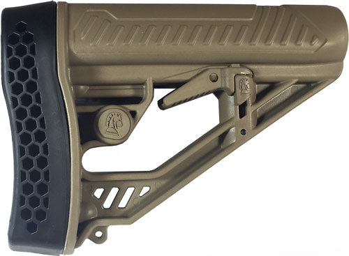 Adaptive Tactical AR-15 Mil-Spec Adjustable Polymer Stock - Flat Dark Earth
