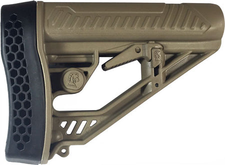 Adaptive Tactical AR-15 Mil-Spec Adjustable Polymer Stock - Flat Dark Earth