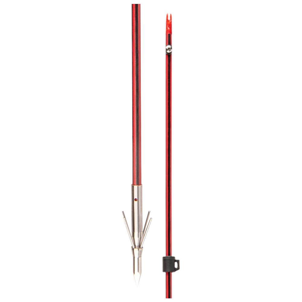 Cajun Bowfishing Wasp Arrow with 4 Barb Stinger Carbon Fiberglass