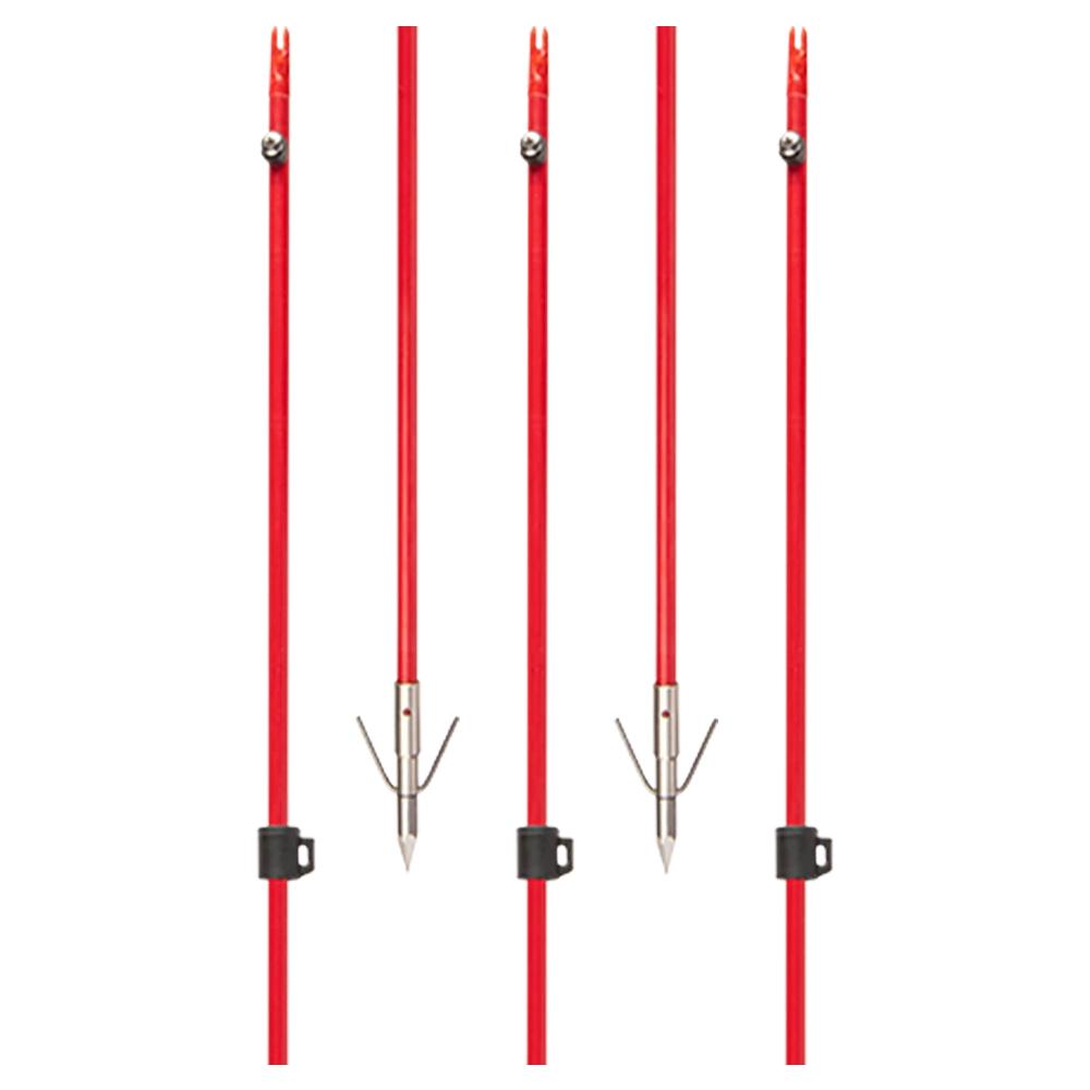 Cajun Bowfishing Fiberglass Arrow with Piranha Point XT Reversible Tip