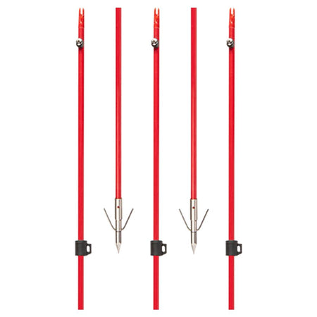 Cajun Bowfishing Fiberglass Arrow with Piranha Point XT Reversible Tip