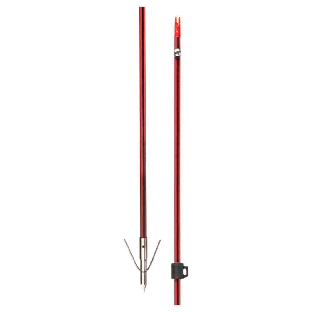 Cajun Bowfishing Wasp Arrow with Piranha Point XT - Carbon Infused Fiberglass Shaft