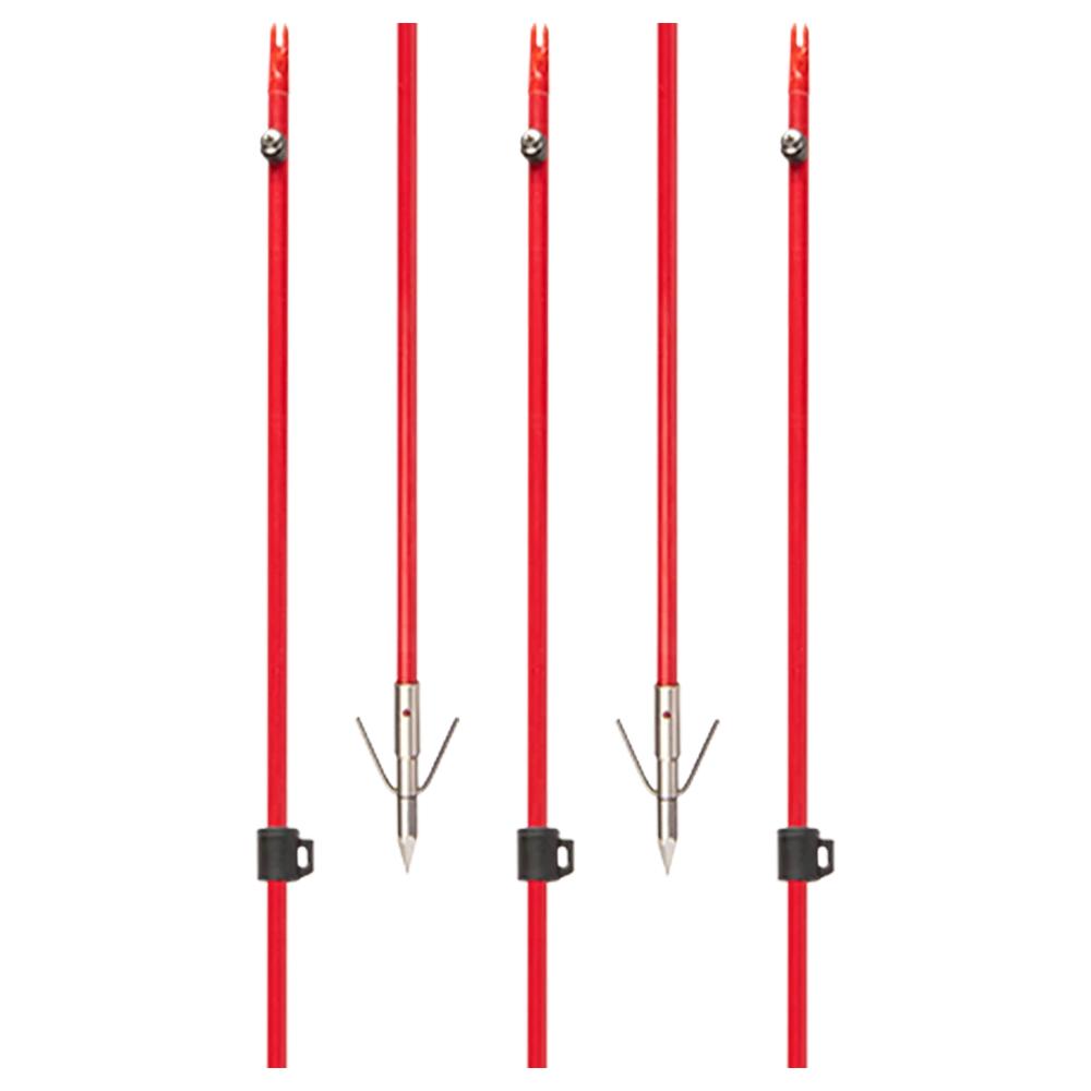 Cajun Bowfishing Fiberglass Arrow with Piranha Long Barb XT Point