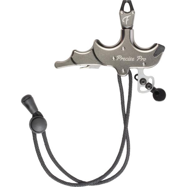 Fletcher Archery Precise Pro T Handle Bow Release 4-Finger Pewter