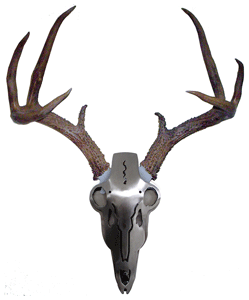 Do-All Horn Mounting Kit for Whitetail, Axis, Mule and Fallow Deer Antlers - Iron Buck