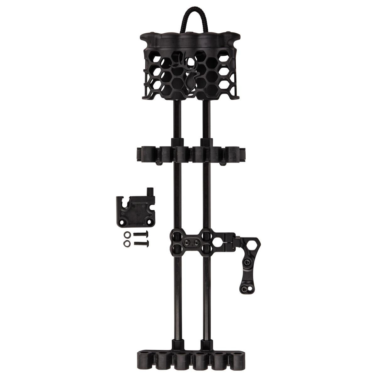 Trophy Ridge Hex Lite Arrow Quiver with LED Lights Black 1-Pack