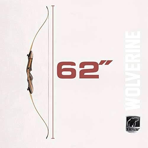 Bear Archery Wolverine 29 lb Draw Weight Take-Down Recurve Bow RH 62"