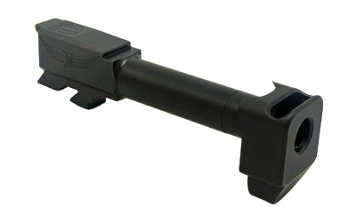 Icarus Precision Omega Comp Barrel and Compensator Kit, 9mm, Glock 43X OEM Slides, Nitride, Black