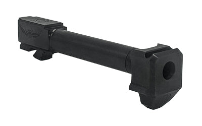 Icarus Precision Omega Comp Barrel and Compensator Kit, 9mm, Glock 17 Gen 5 OEM Slides, Nitride, Black