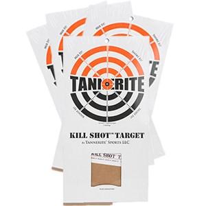 Tannerite Kill Shot Bundle - 4 Cardboard Bullseye Standup Targets