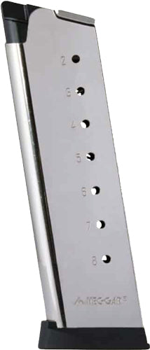 Iver Johnson 1911 Government .45 ACP 8-Round Nickel Magazine