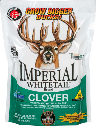 Whitetail Institute Imperial Clover Food Plot Seed 1/4 Acre 2 lb Spring/Fall