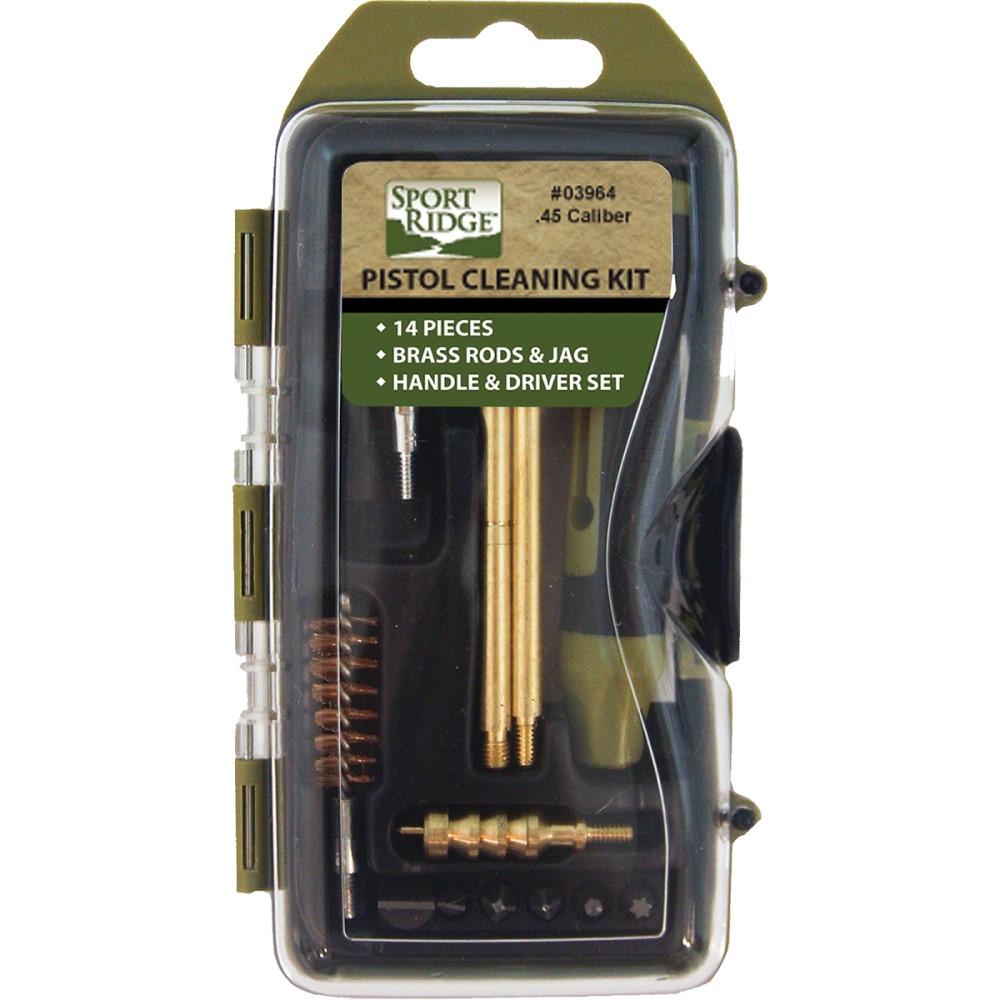 TacShield Sport Ridge 14-Piece Pistol Cleaning Kit Hard Case .45 Caliber