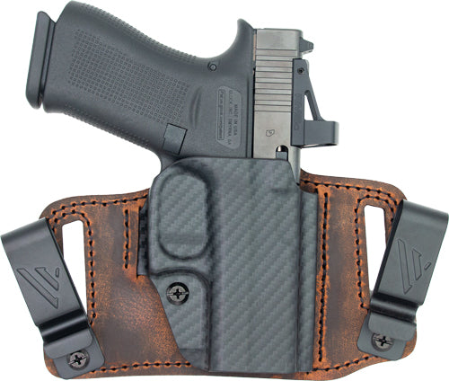 VersaCarry Insurgent IWB/OWB Holster RH S&W M&P Shield EZ Brown