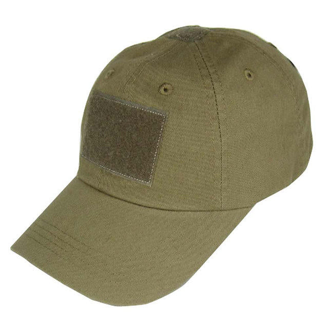 TacShield Contractor Tactical Cap Coyote Six-Panel Design