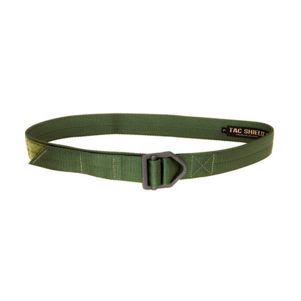 TacShield Tactical Rigger Belt 1.75" Double Wall OD Green Small 30"-34"