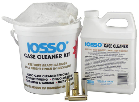 Iosso Brass Case Cleaner Kit 1 Quart with Bucket and Strainer